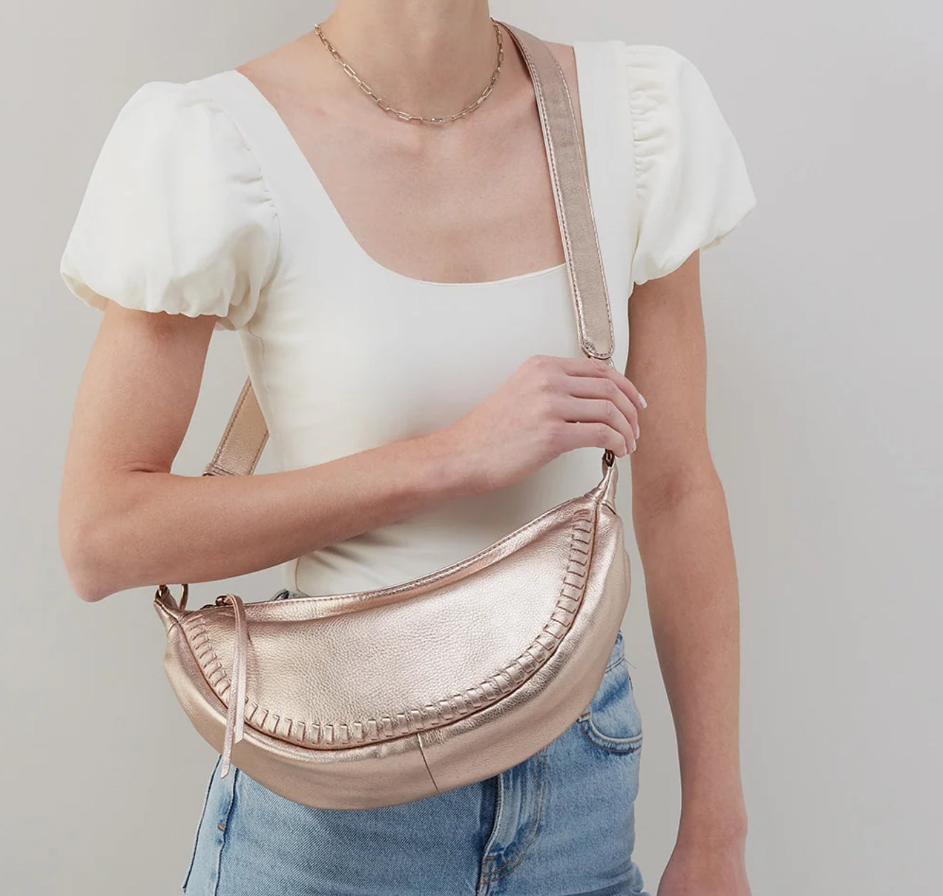 Accessories - Purse - Knox Sling - Pink Gold Metallic