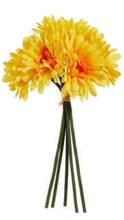 Floral - Gerber Daisy Bundle - Yellow - 12”