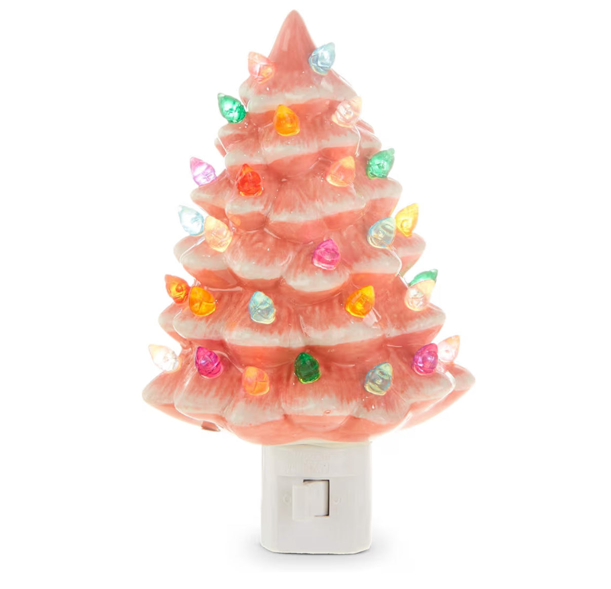 Seasonal - Nightlight - Vintage Tree - Pink