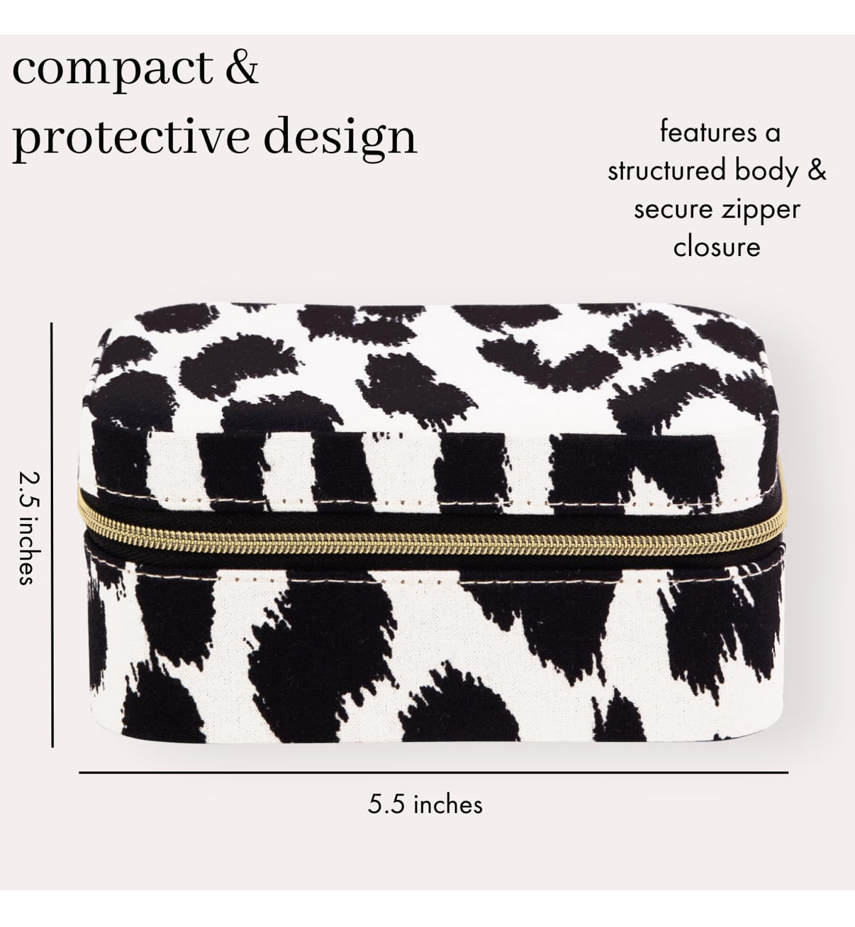 Accessories - Jewelry Travel Case - Modern Leopard