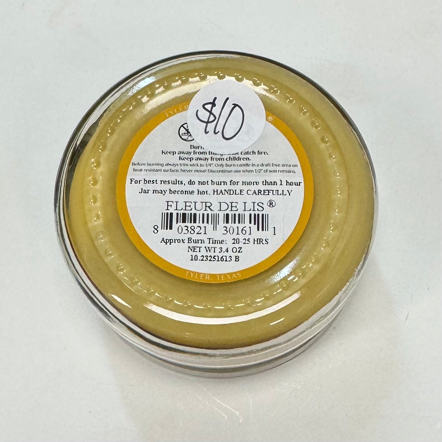 Home - Candle - Fleur De Lis - 3 oz.