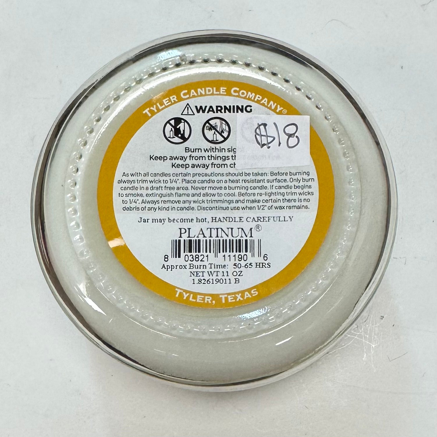 Home - Candle - Platinum - 11 oz.