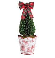 Seasonal - Boxwood Topiary - Toile - Large