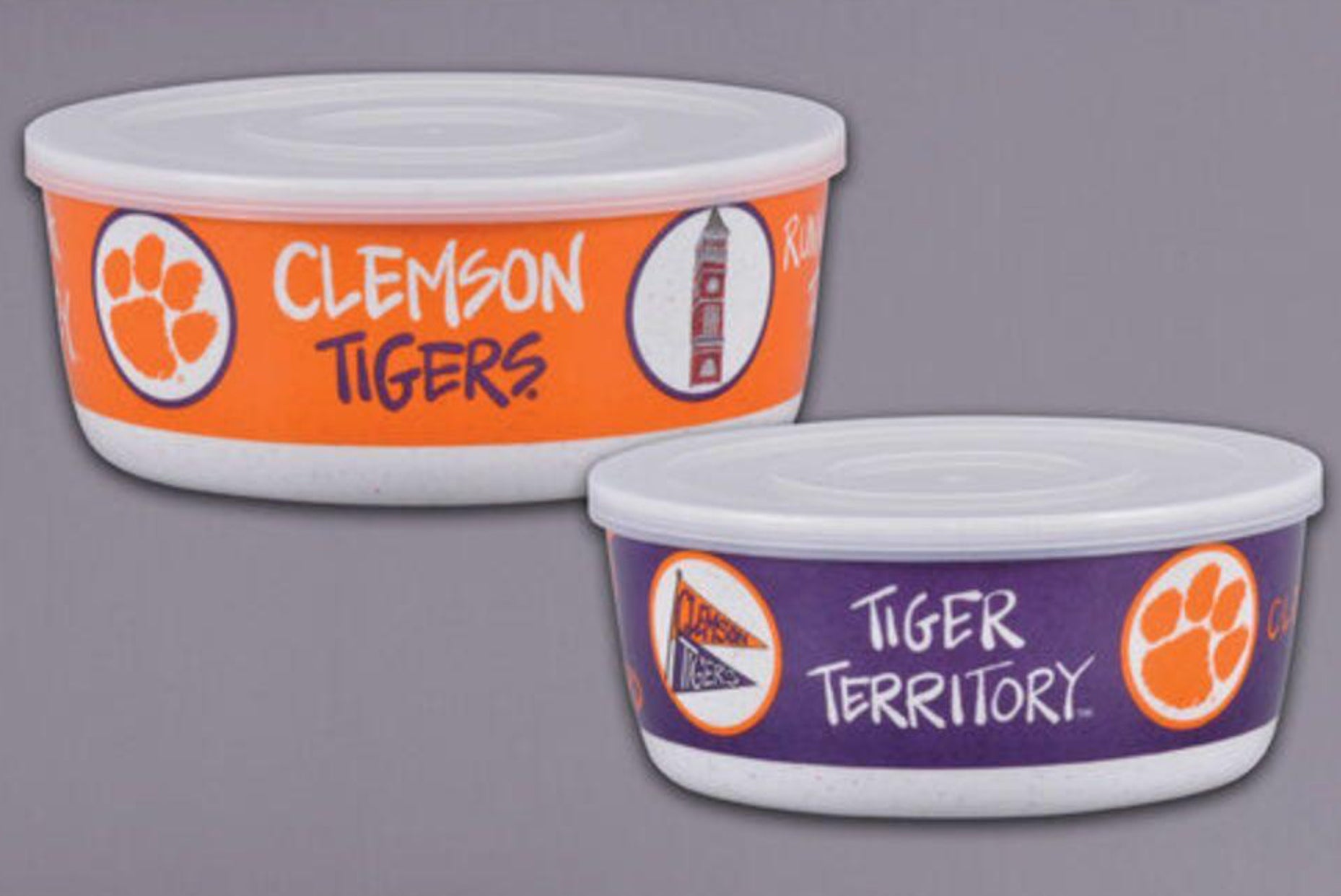 Gameday - Melamine Bowl Containers - set of 2