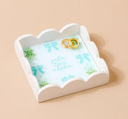 Trinket Tray - Scalloped - Zeta Tau Alpha
