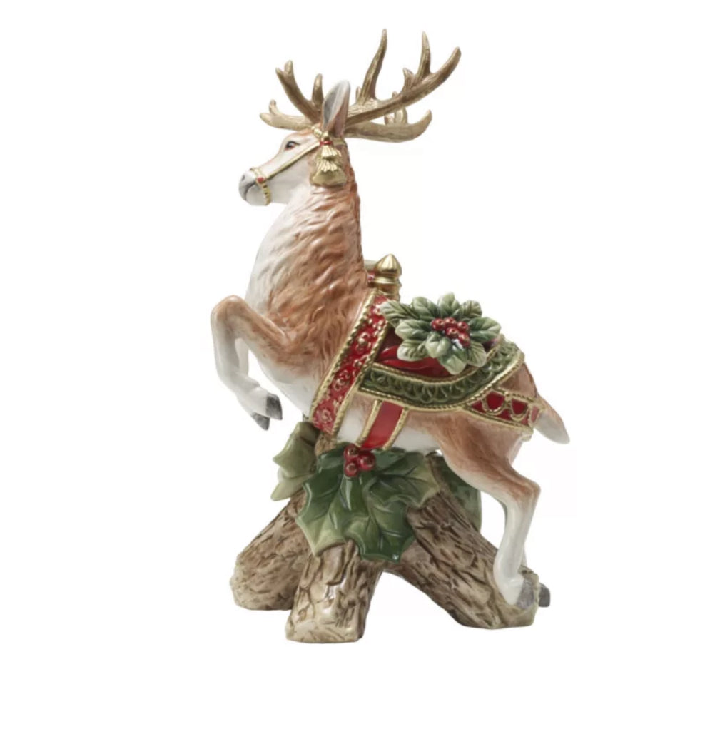 Seasonal - Candle Holder - Leaping Deer