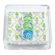 Napkin Holder - Topiary Napkin Set with Weight - Acrylic