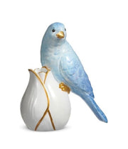 Home Decor - Vase - Bird With Bloom - 6.5”