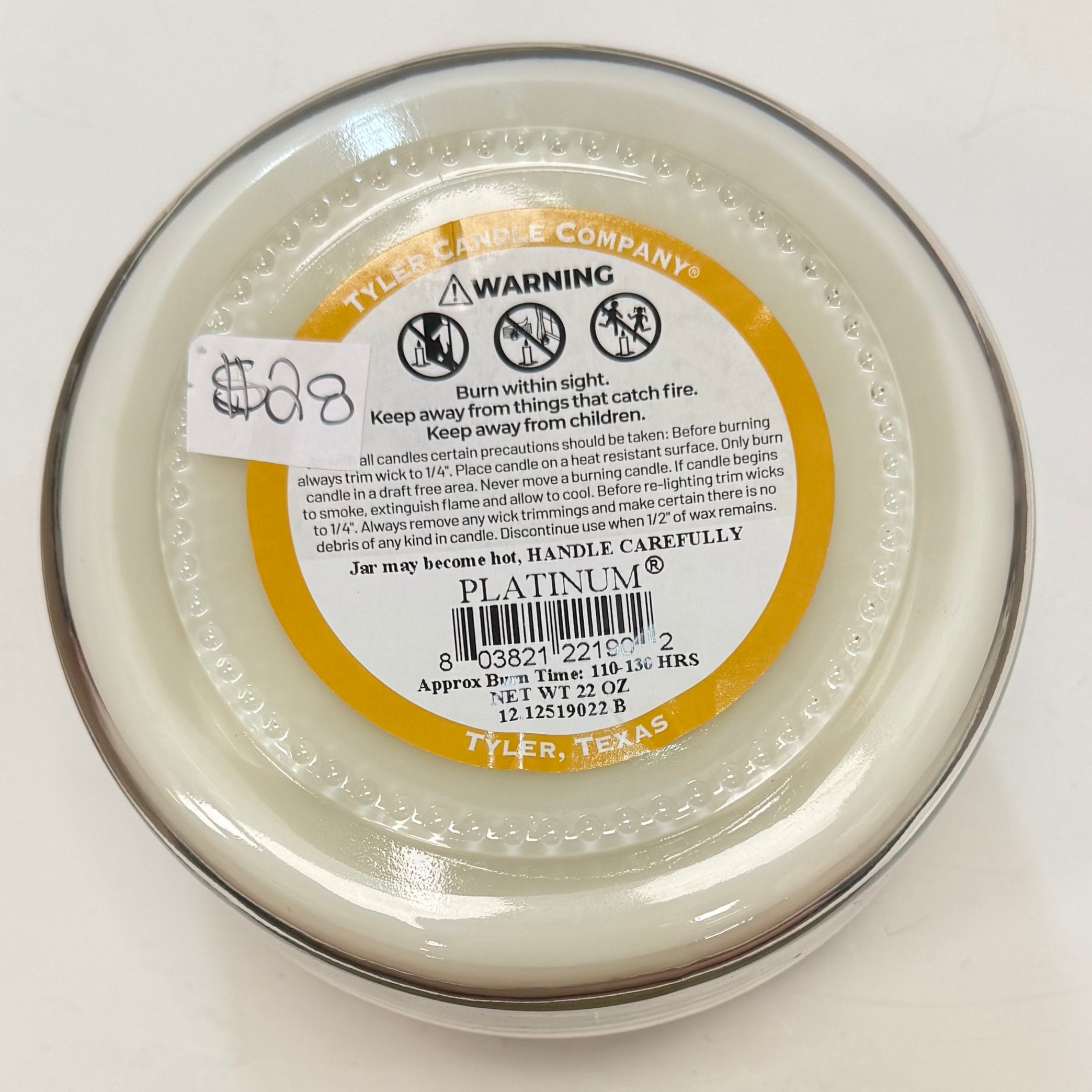 Home - Candle - Platinum - 22 oz.