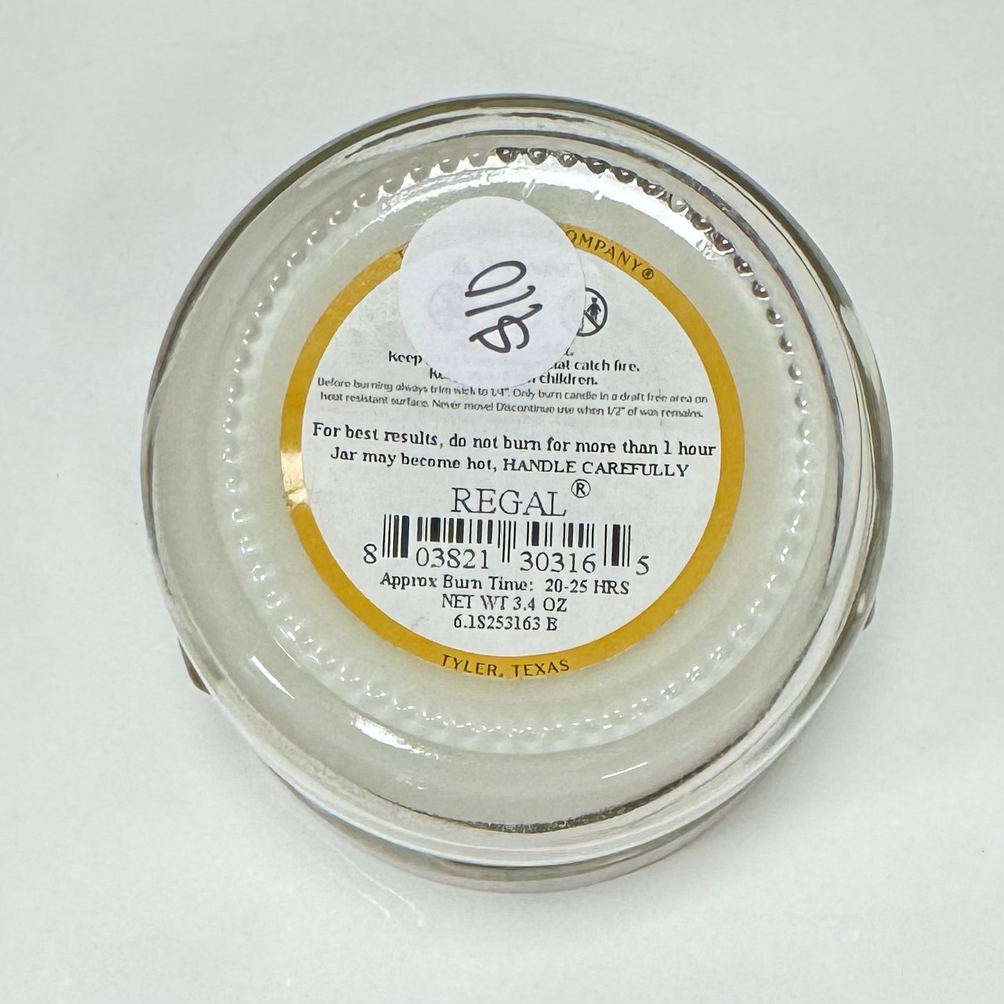 Home - Candle - Regal - 3 oz.