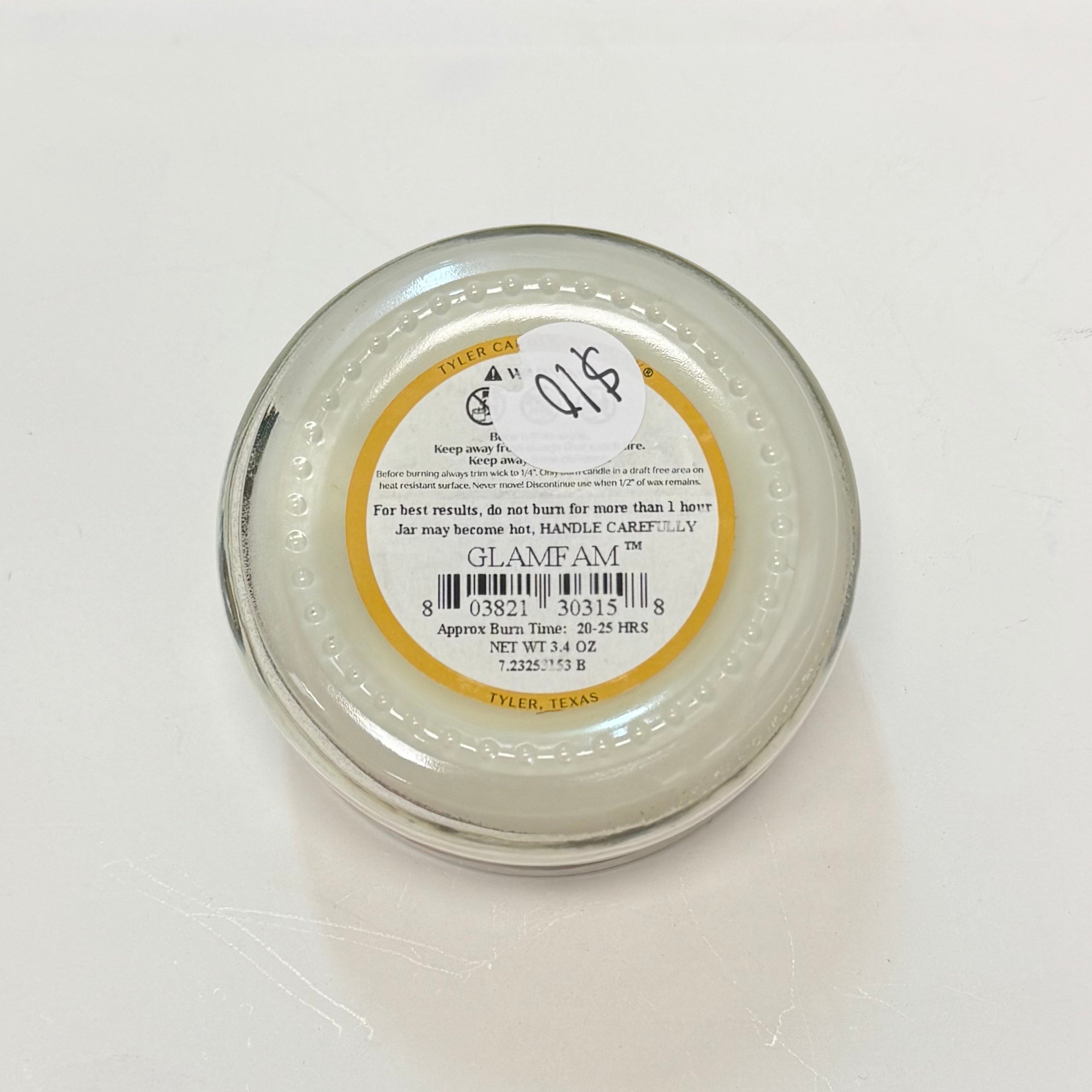 Home - Candle - Glamfam - 3.4 oz.