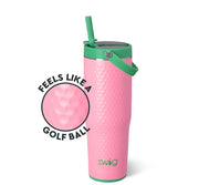 Pink Azalea Golf Ball To Go 30oz Tumbler