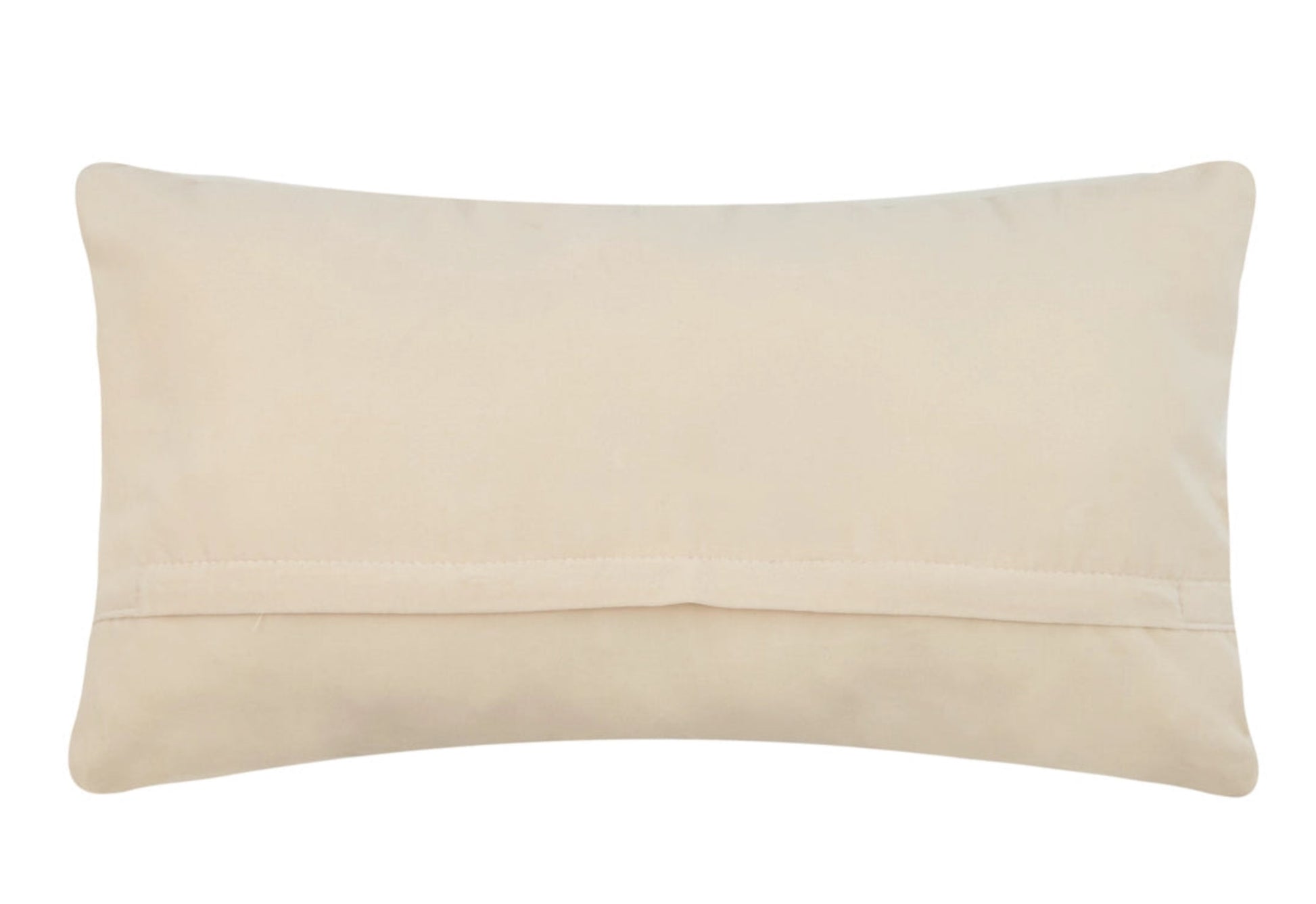 Back of pillow - cream velver