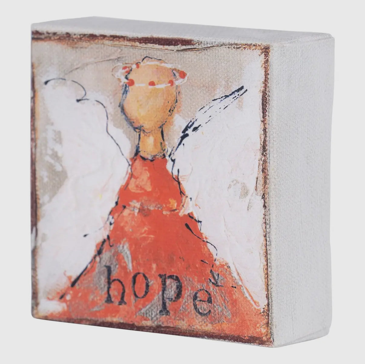 Art - Mini Canvas - Hope - Red Angel