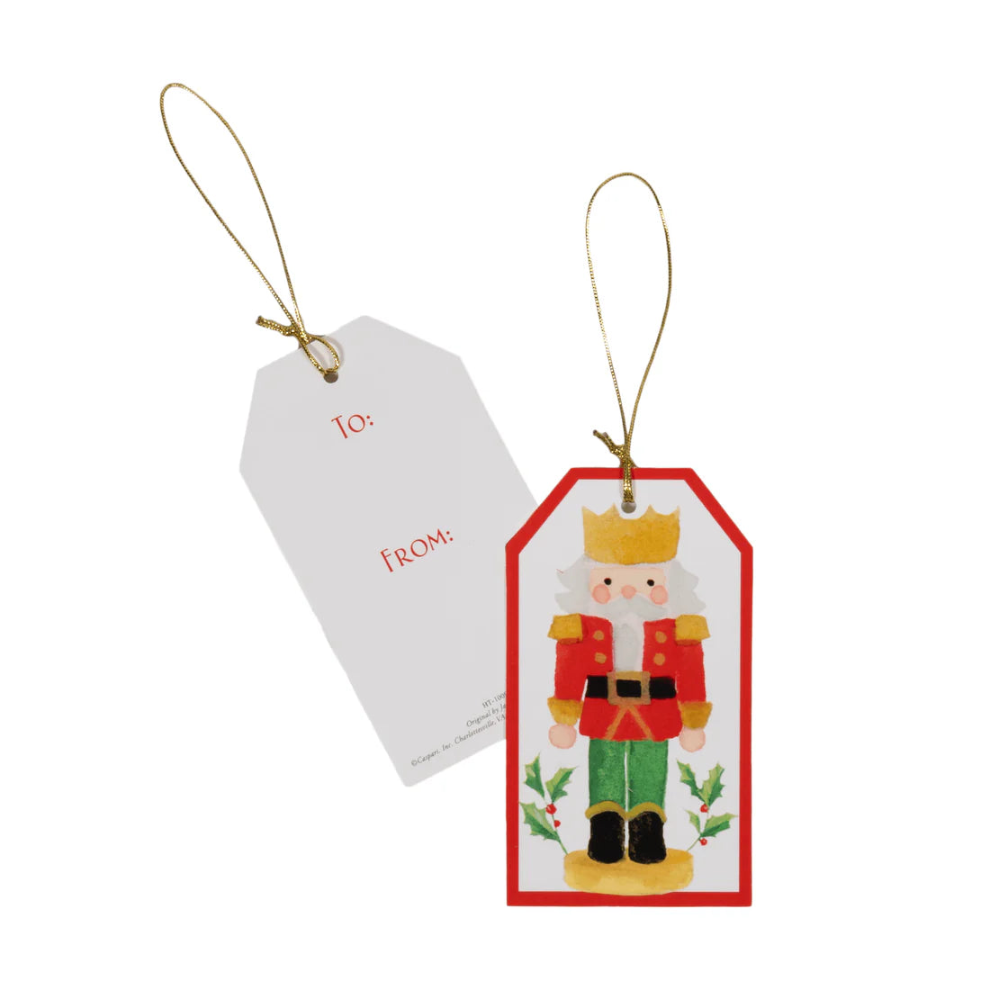 Seasonal - Gift Tag - Painted Nutcracker