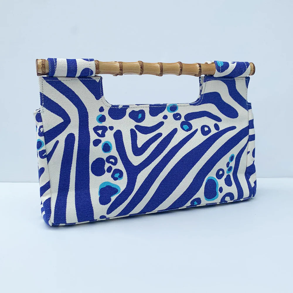 Accessories - Purse - Bamboo Clutch - Zebra Cat
