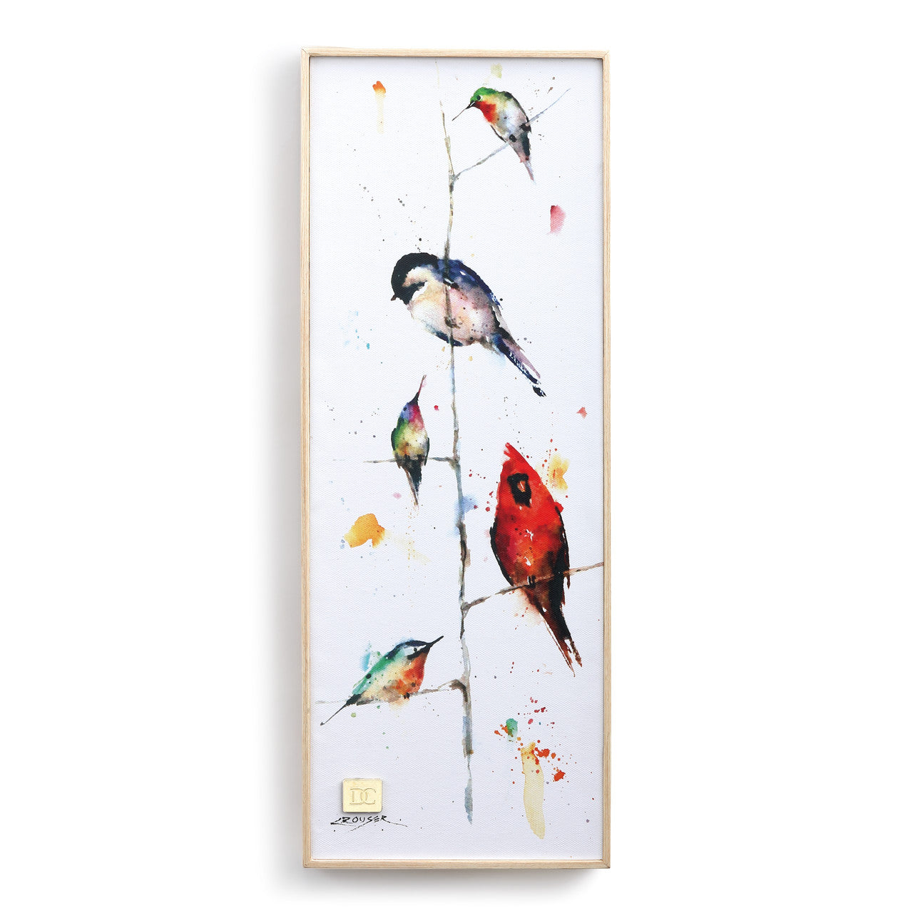 Art - DC Birds on a Branch - 6” x 16”