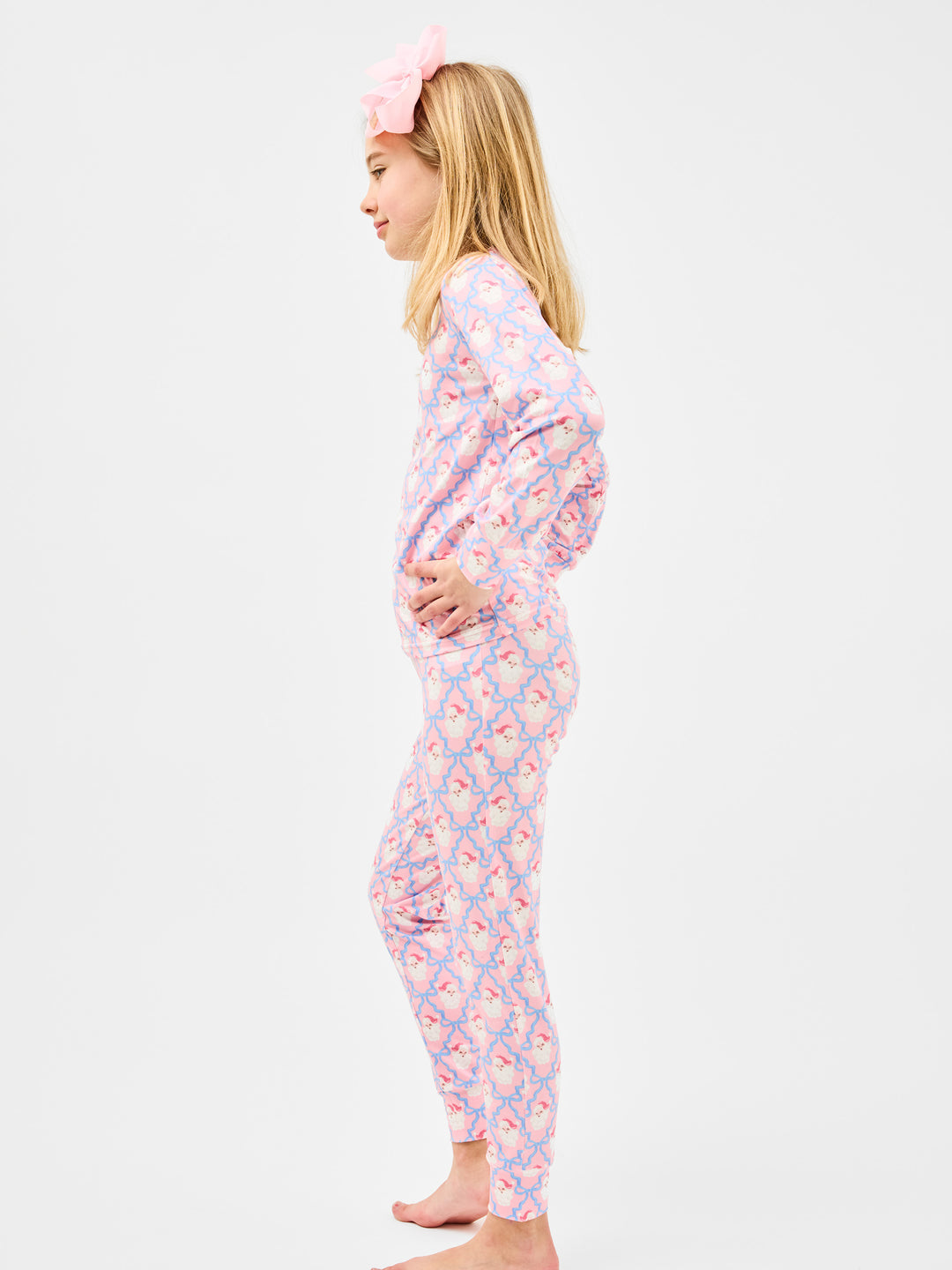 Children - Seasonal PJs - Santa Baby Bows - Medium (8)