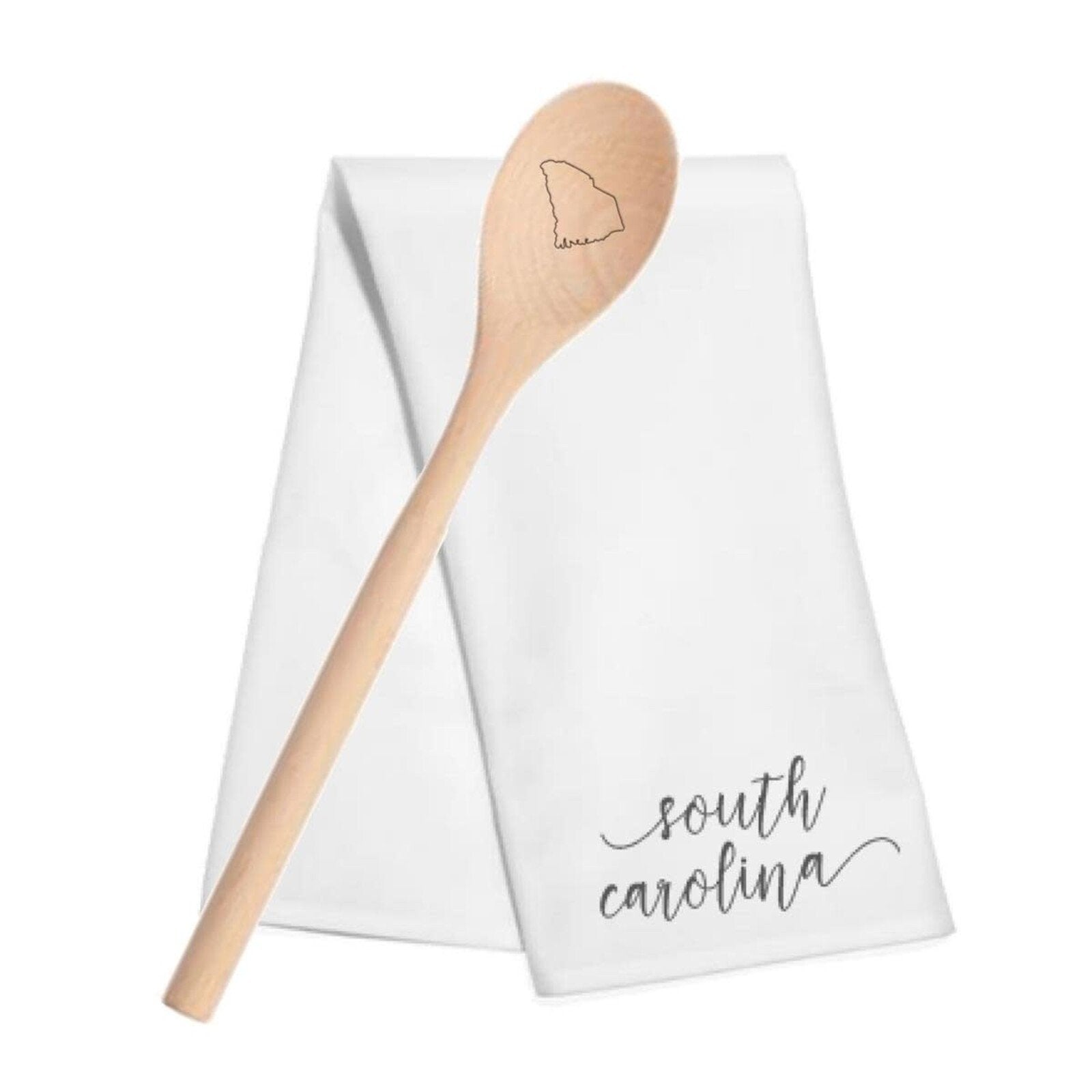 Tea Towel - With Wooden Spoon - South Carolina