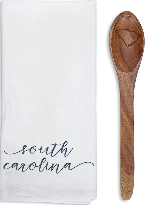 Tea Towel - With Wooden Spoon - South Carolina