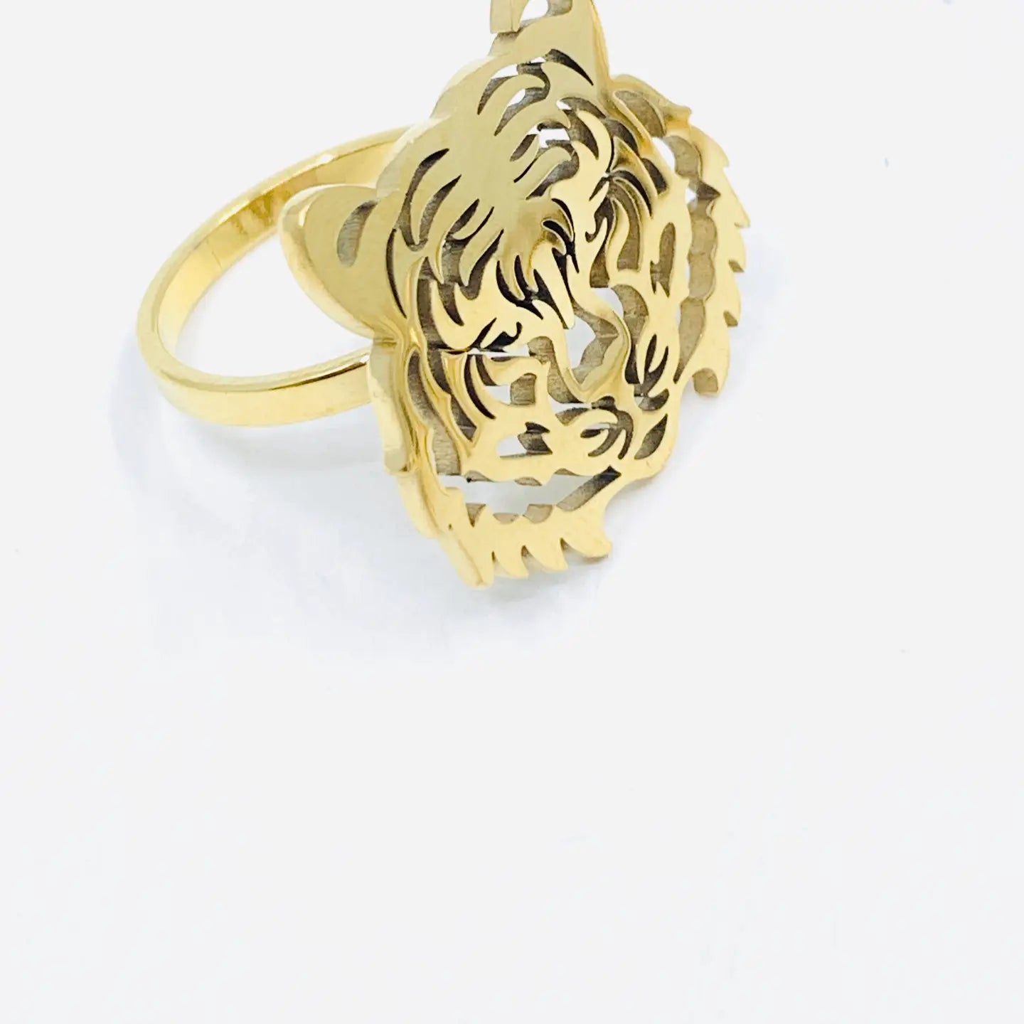 Gameday - Ring - Gold Tiger Head