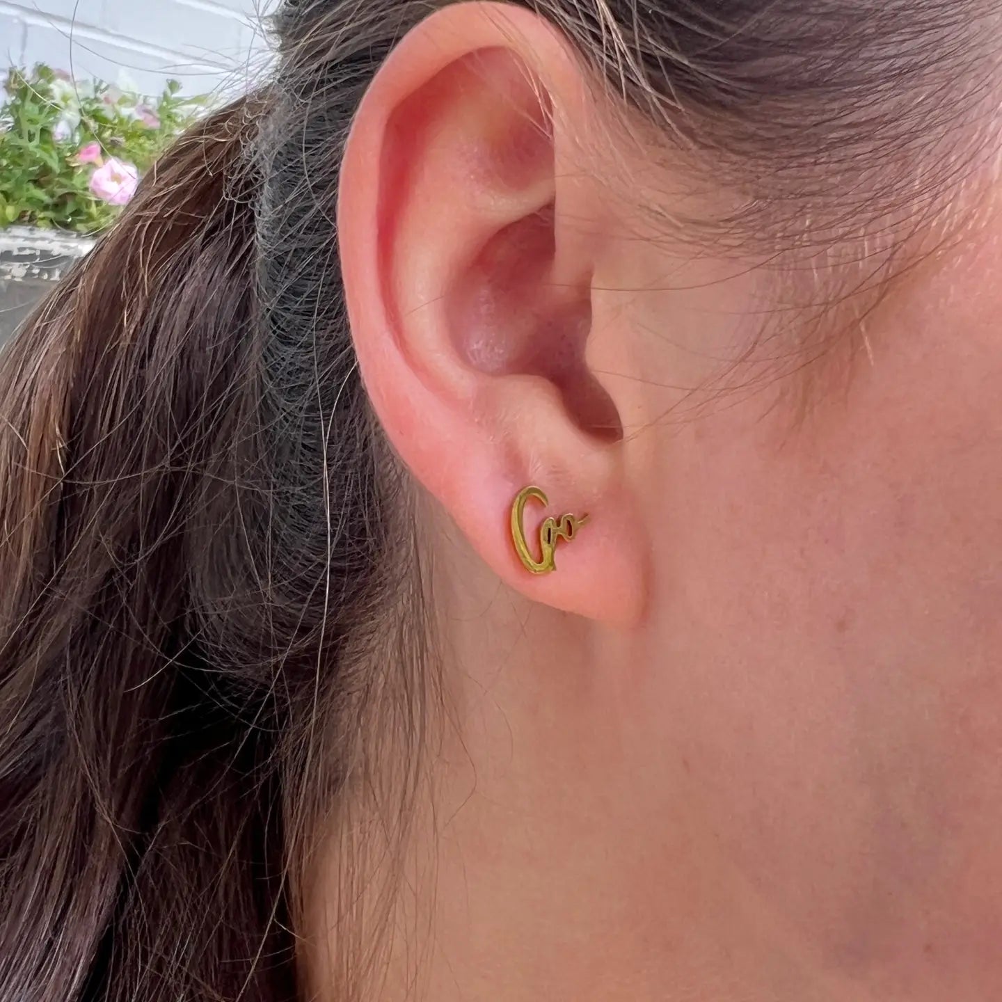 Gameday - Earrings - Go Tigers - Gold Studs