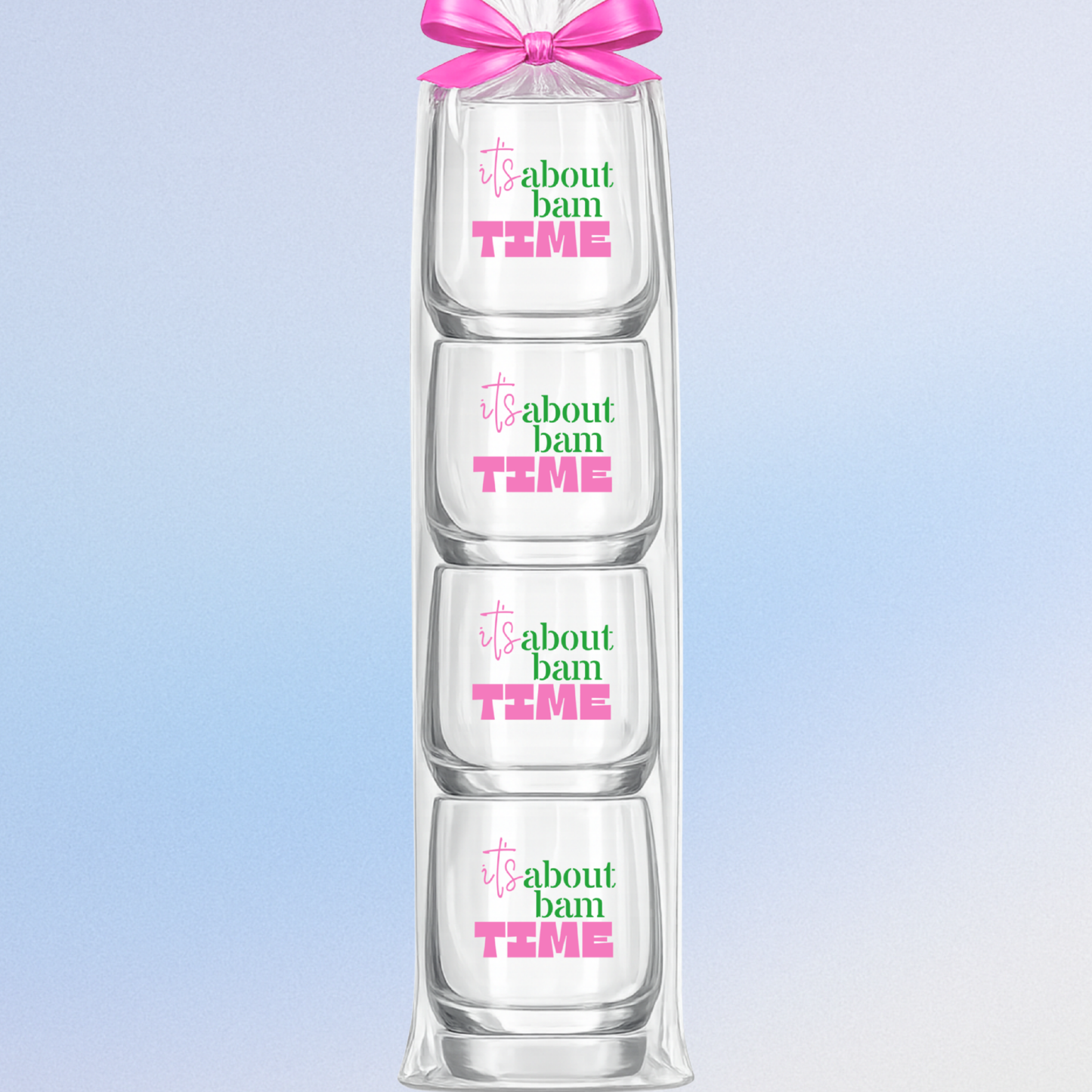 Mahjong Stemless Wine Glasses - 4 ct