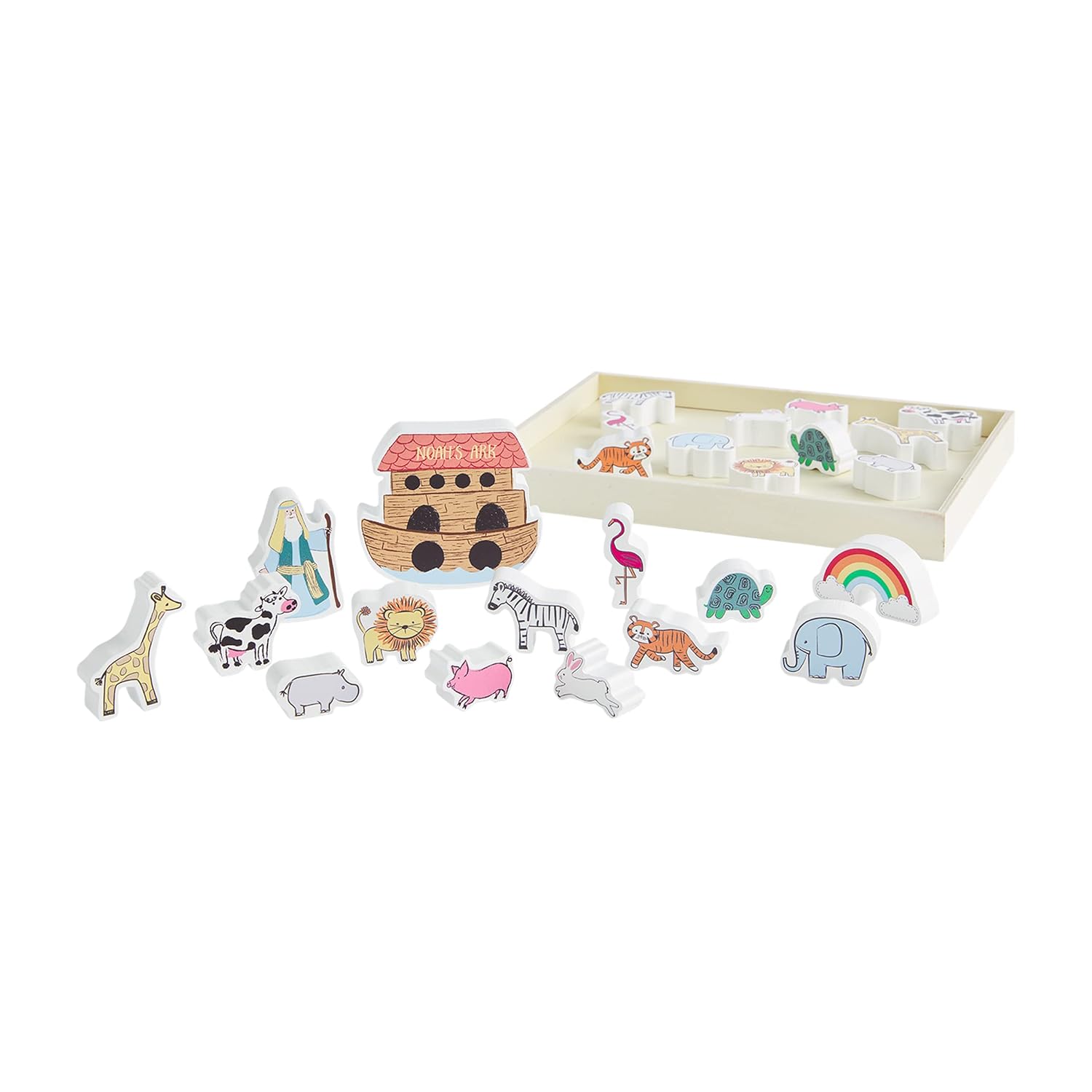 Children - Wooden Noah’s Ark Toy Set
