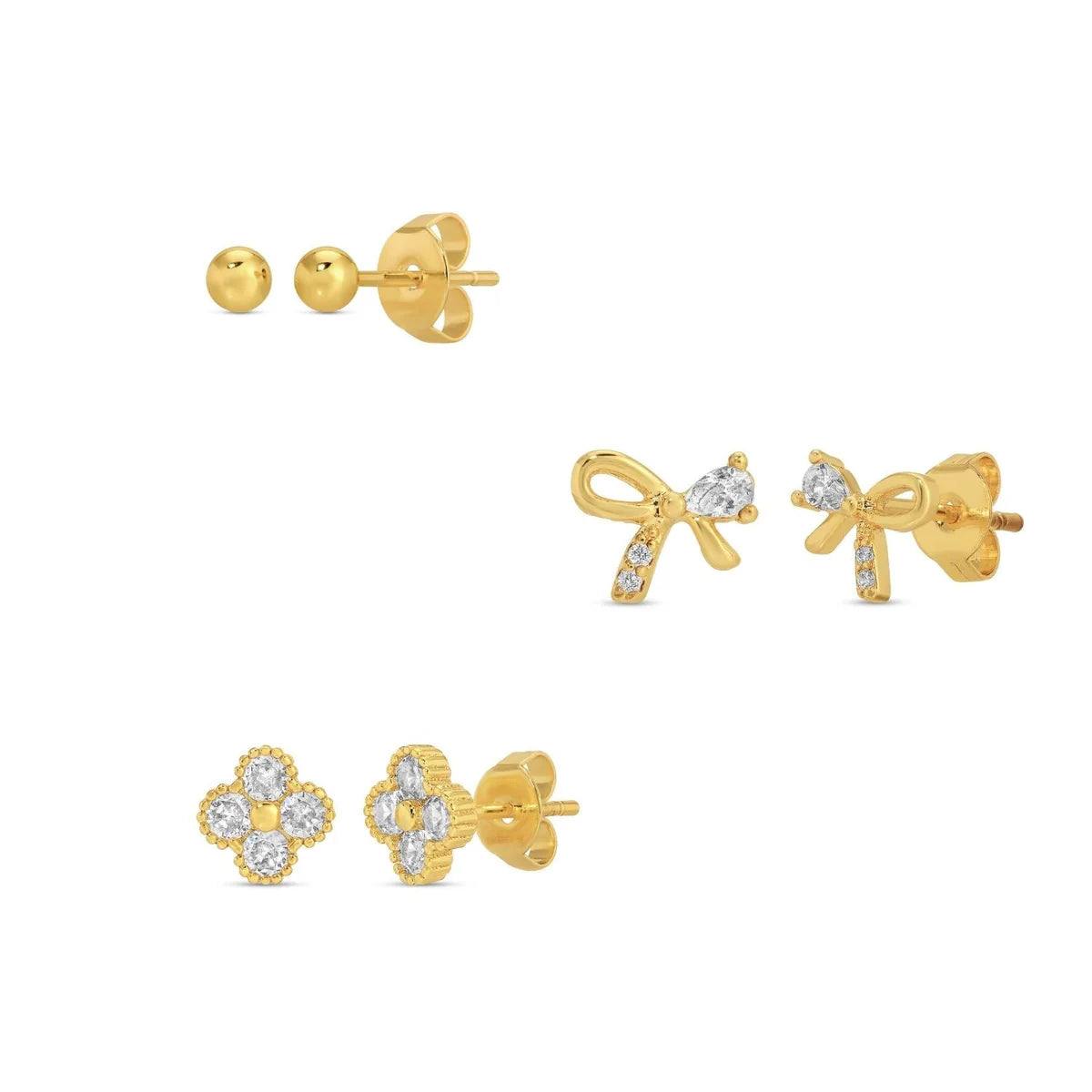 Jewelry - Earrings - Velvet Gift Set - Studs