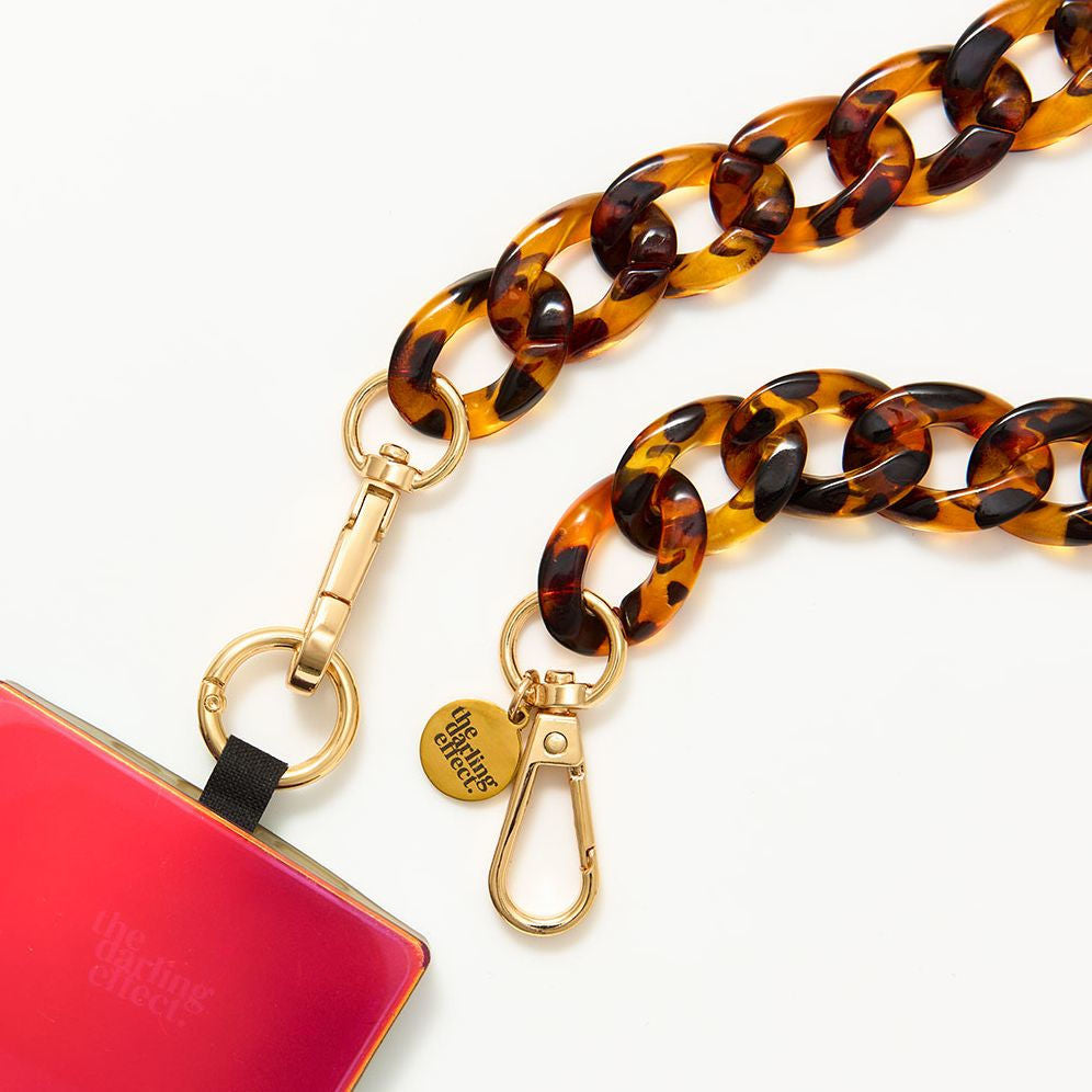 Accessories - Crossbody Phone Chain - Tortoise