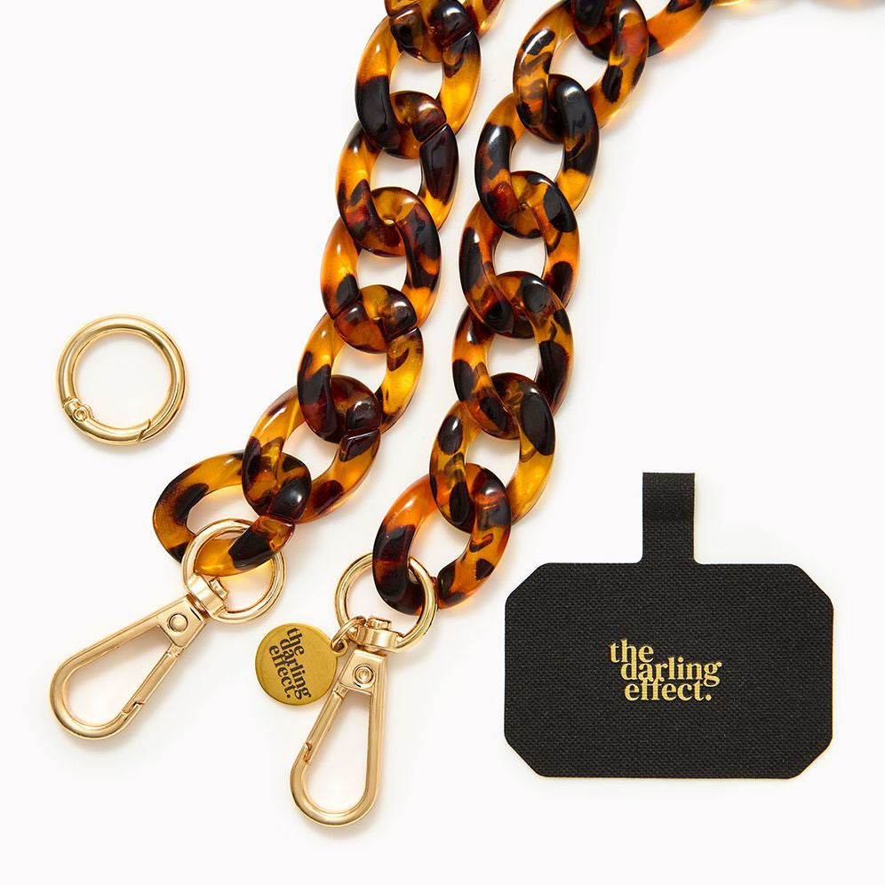 Accessories - Crossbody Phone Chain - Tortoise