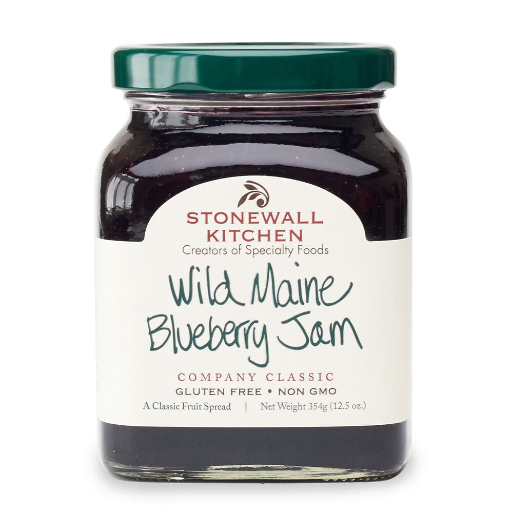 Seasonal - Food Gift - Wild Maine Blueberry Jam jar