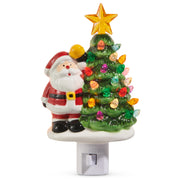 Seasonal - Nightlight - Tree with Santa