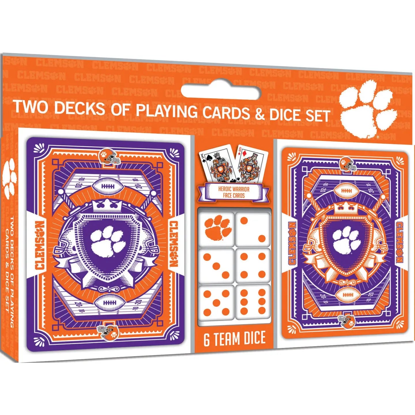Gameday - Clemson - Playing Cards & Dice Set
