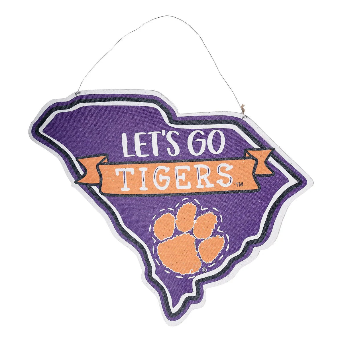 Door Hanger - Let's Go Tigers
