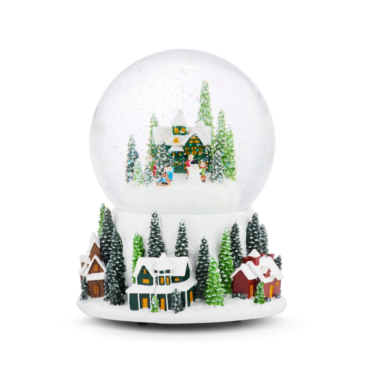 Seasonal - Snow Globe - Forest Village Musical