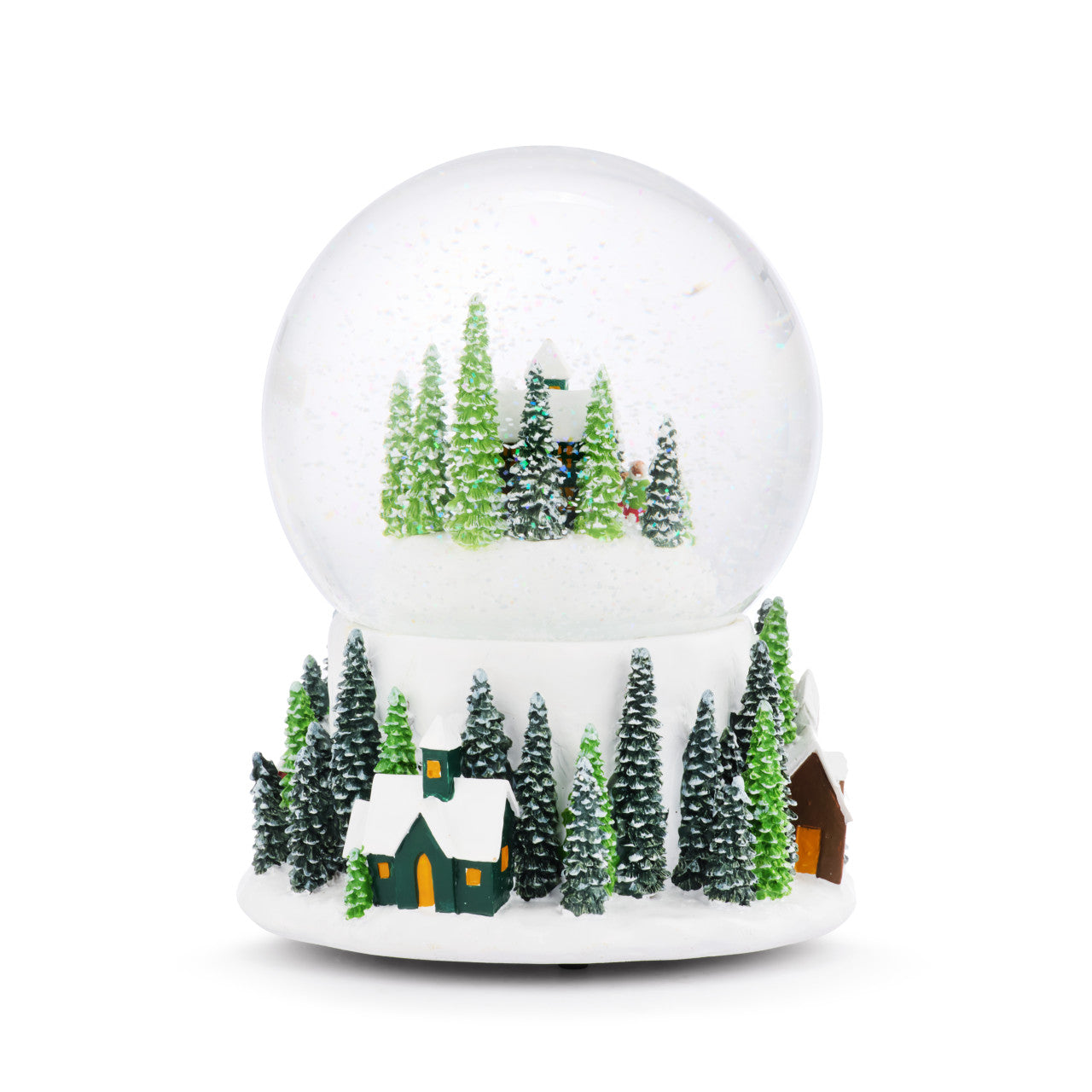 Seasonal - Snow Globe - Forest Village Musical