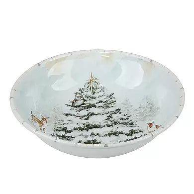 Seasonal - Serving Bowl - Winter's Frost - 13”x 3”