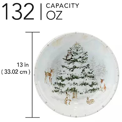 Seasonal - Serving Bowl - Winter's Frost - 13”x 3”