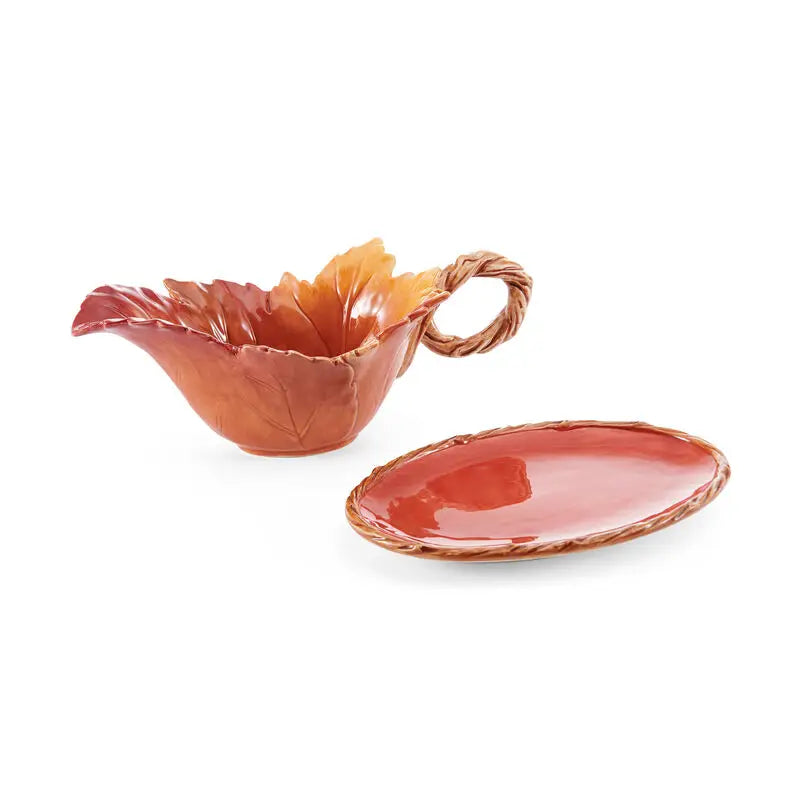 Seasonal - Fall - Harvest Gravy Boat Set