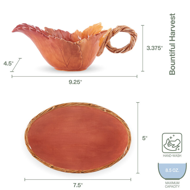 Seasonal - Fall - Harvest Gravy Boat Set
