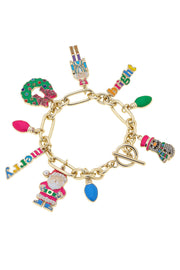 Seasonal - Bracelet - Merry & Bright Christmas Charm