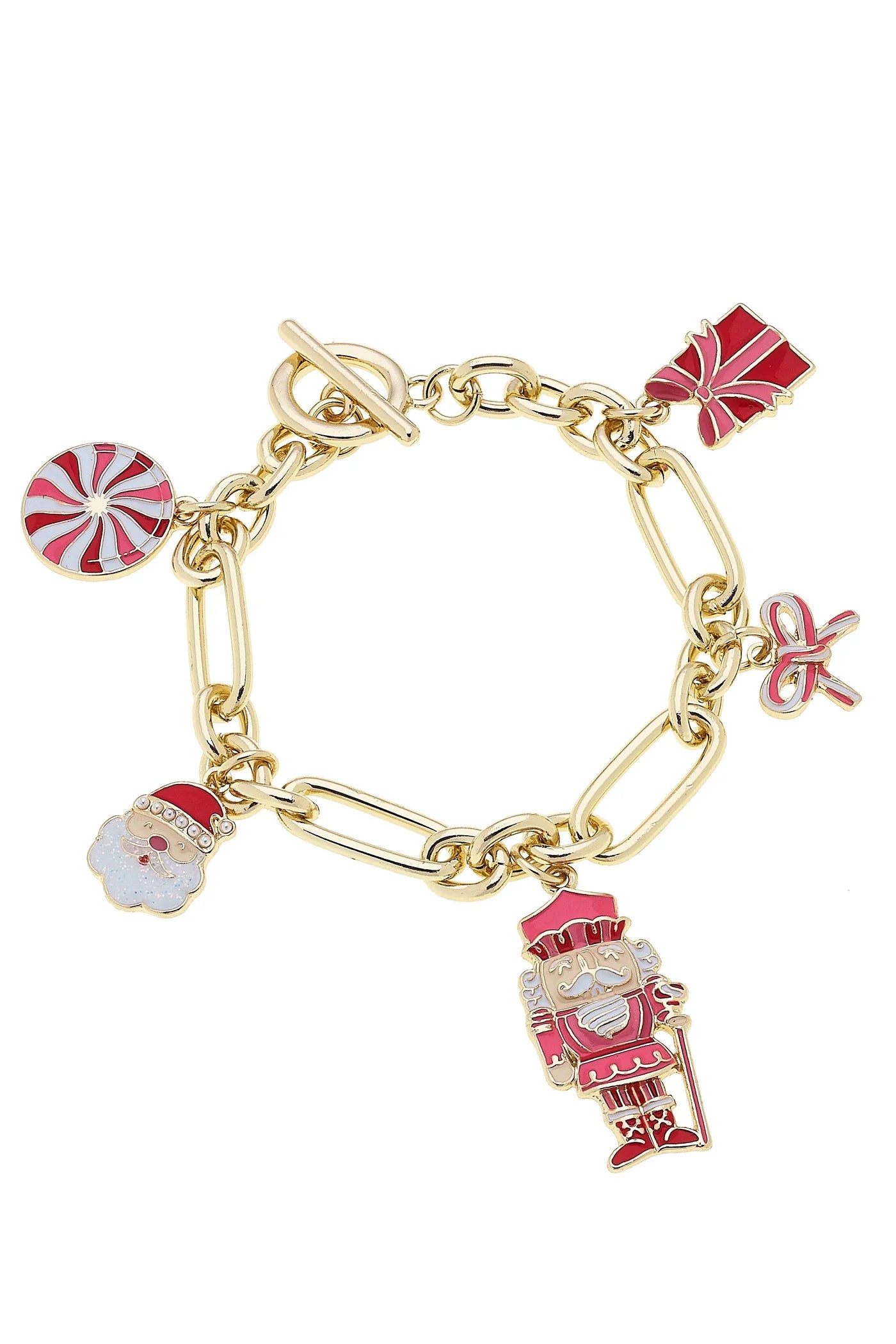 Seasonal - Bracelet - Christmas Cheer Enamel Charm