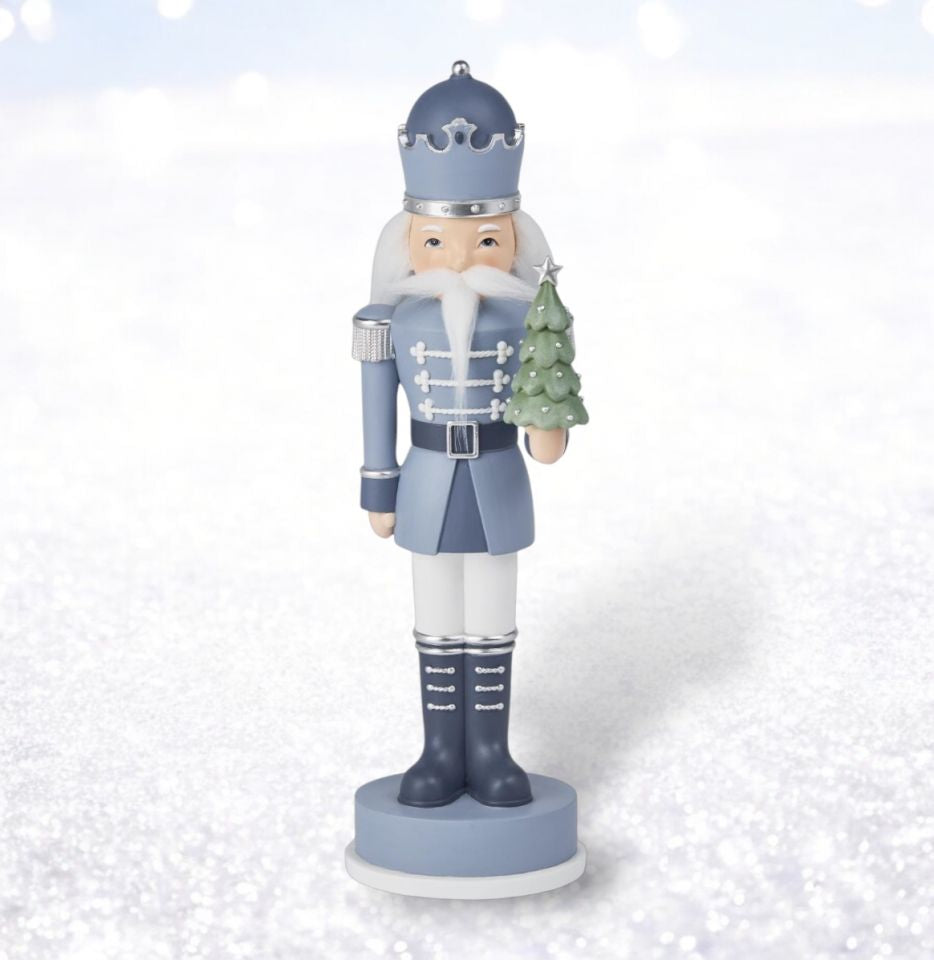 Seasonal - Nutcracker - Blue with Tree - 14”