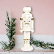 Seasonal - Nutcracker - Gold and White - 15”