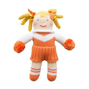 Children - Knitted Cheerleader - Orange - 12"