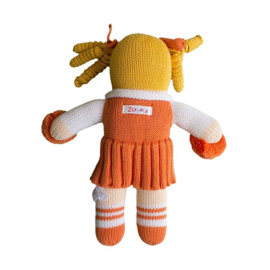 Children - Knitted Cheerleader - Orange - 12"