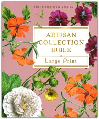 Inspirational- Book - Artisan Collection Bible - Blush Floral - Large Print