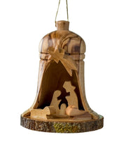 Seasonal - Ornament - Bark Bell Nativity