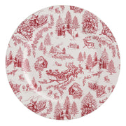 Seasonal - Charger - Red Toile